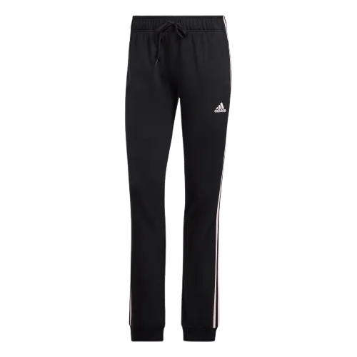 adidas Women's Essentials Warm-Up Slim Tapered 3-Stripes Track Pants