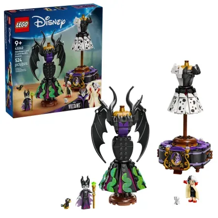 LEGO Disney Dresses Maleficent's and Cruella De Vil's Dresses