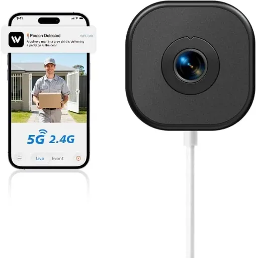 2K Window Camera WiFi Security Camera