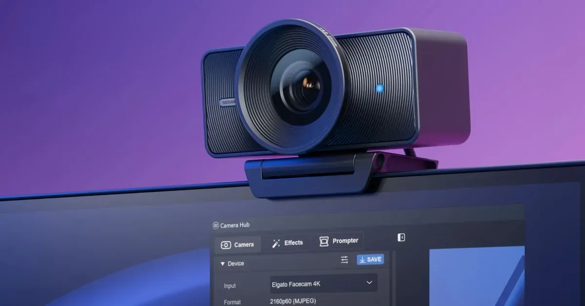 Elgato’s Facecam 4K Studio Webcam
