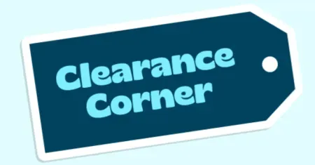 Clearance Corner Sale