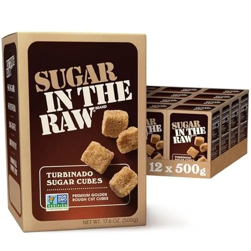 Sugar In The Raw, Turbinado Cane Sugar Cubes 12-Pack