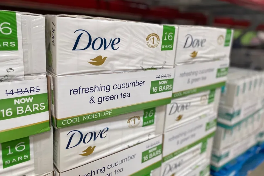 Dove Cool Moisture Beauty Bar Soap 16-Pack