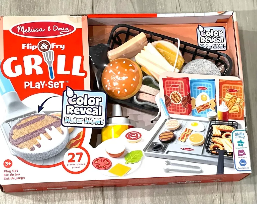 Melissa & Doug Flip & Fry Grill Play Set
