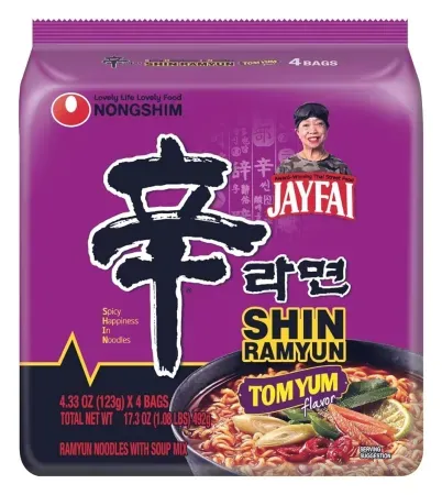 4-Pack Nongshim Instant Ramyun Noodles w/ Soup Mix (4.33oz)