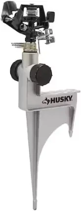 Husky Adjustable Zinc Impact Sprinkler on Heavy-Duty Spike (In-Store Clearance Price)