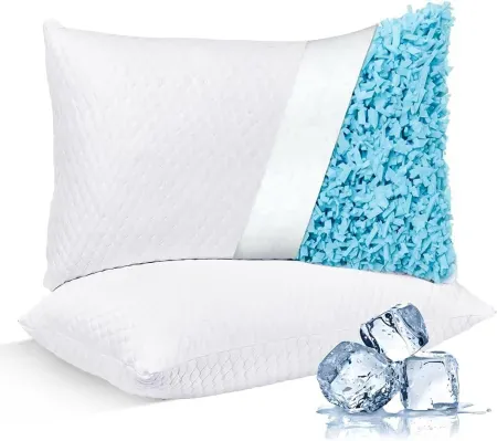 NTCOCO 2 Shredded Memory Foam Cooling Pillows