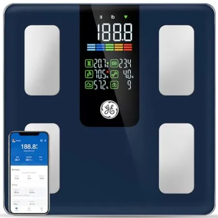GE Smart Bluetooth Digital Body Composition Scale w/ Large Display