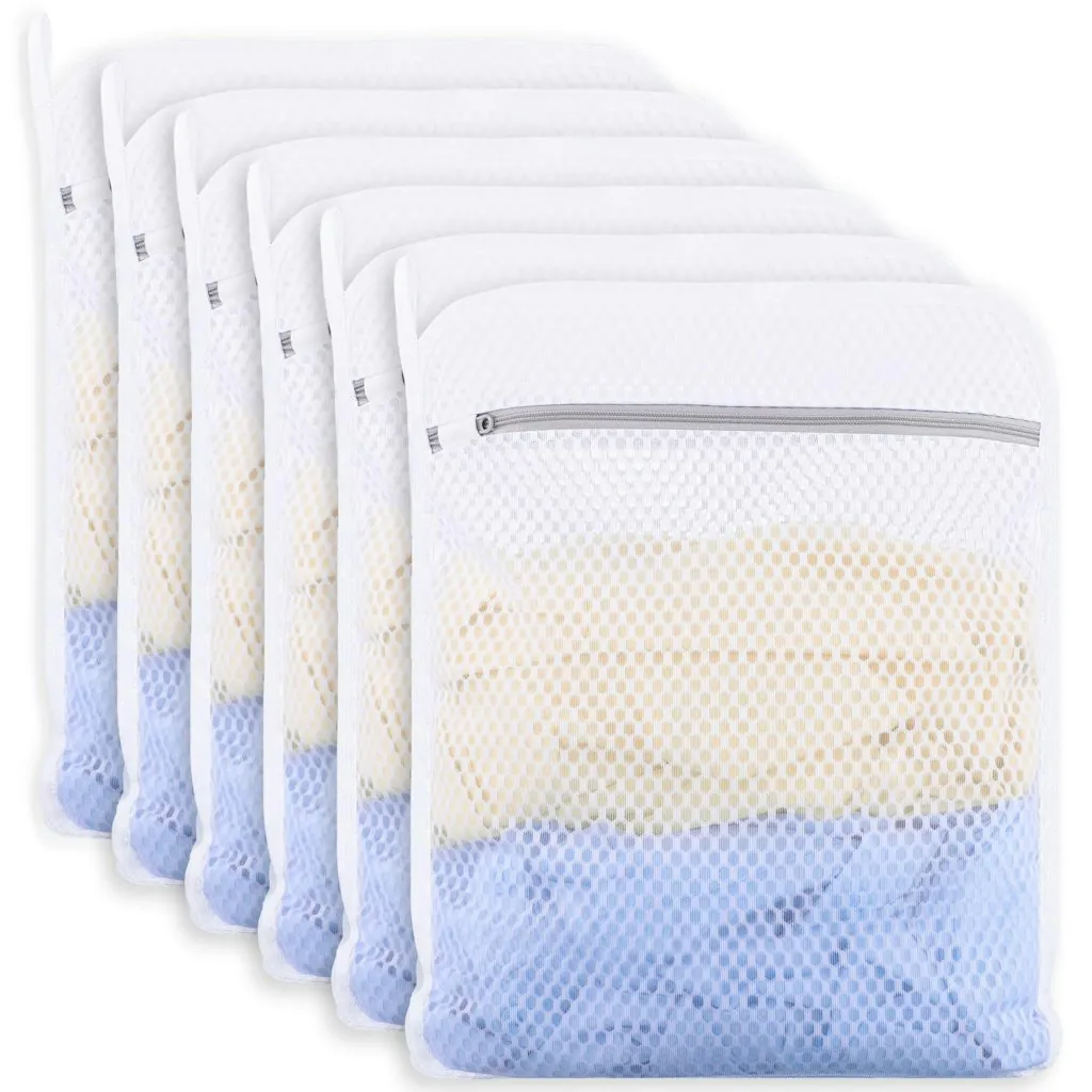 Honeycomb Mesh Laundry Bags 6-Pack