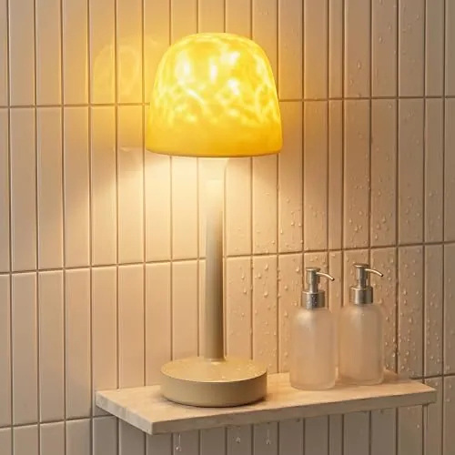 IP65 Waterproof Ocean Wave Table Projector Rechargeable Shower Lamp