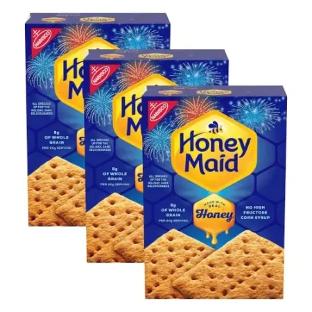 3-Pack 14.4oz Honey Maid Original Graham Crackers