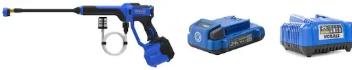 Kobalt 24V Max 700 PSI 0.8 GPM Cordless Outdoor Power Cleaner Kit with 2Ah Battery