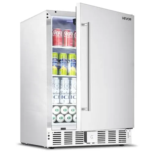 VEVOR 150 QT 24-Inch Indoor/Outdoor Beverage Refrigerator