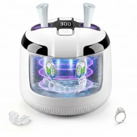 KUNPHY Ultrasonic Retainer / Denture / Mouth Guard Cleaner