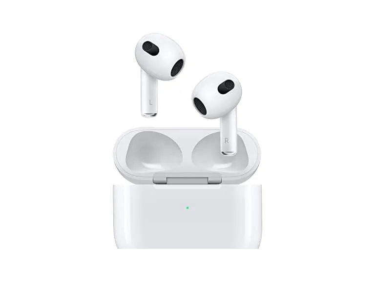 Apple AirPods with Lightning Charging Case (3rd Gen) Renewed Premium)