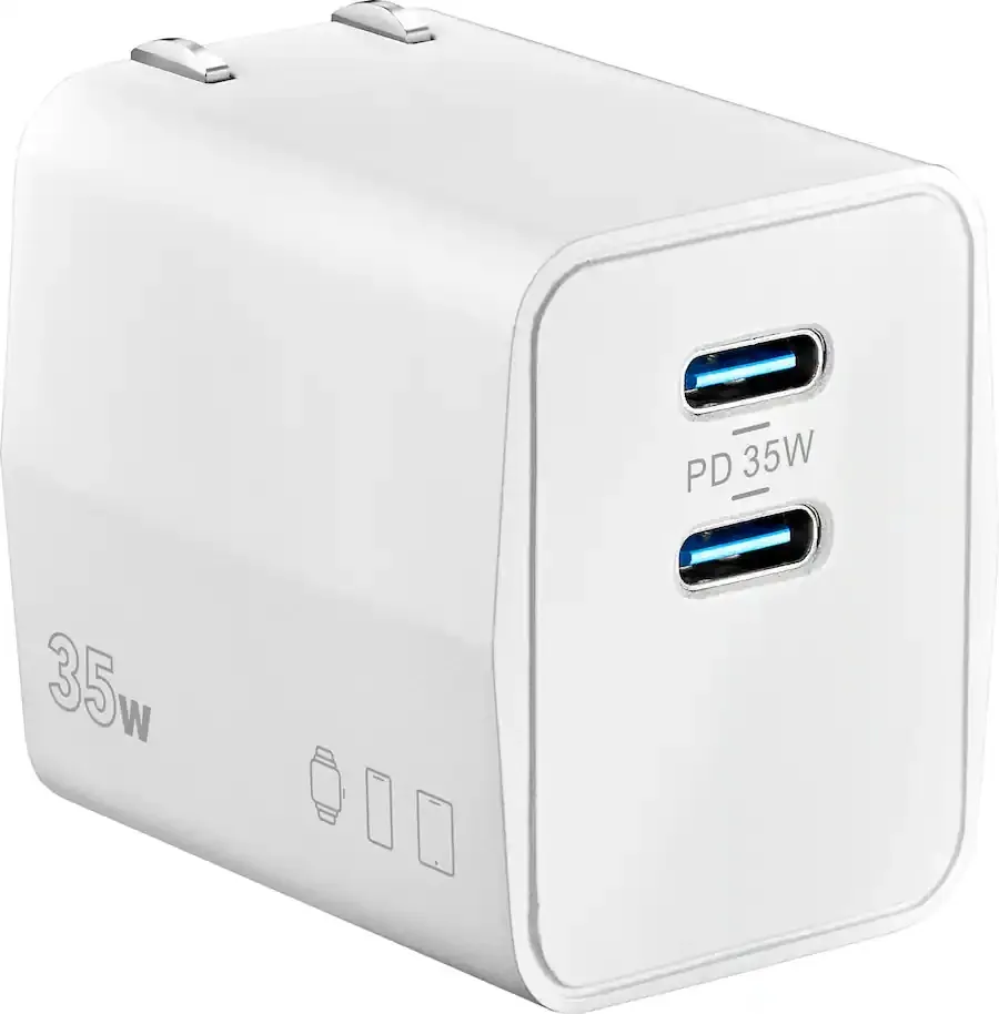 Insignia 35W Dual USB-C Port Wall Charger