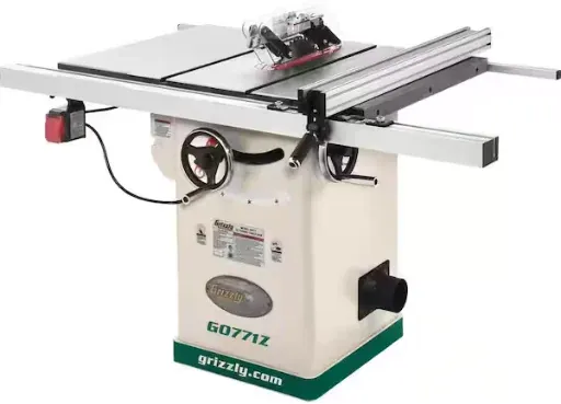 Grizzly G0771Z 10 in. 2 HP 120V Hybrid Table Saw w/ T-Shaped Fence