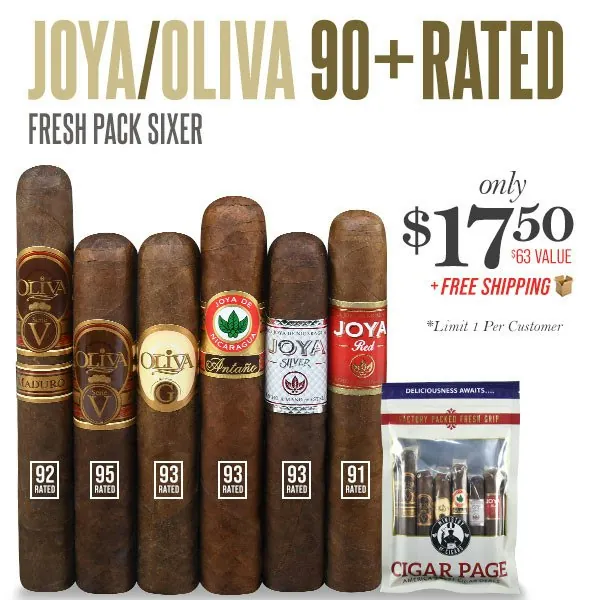 Oliva / Joya 90+Rated Fresh Pack Sixer