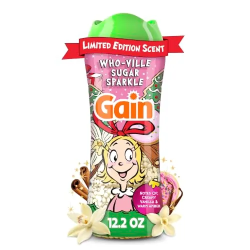 Gain In-Wash Laundry Scent Booster Beads in Who-Ville Sugar Sparkle 12.2oz