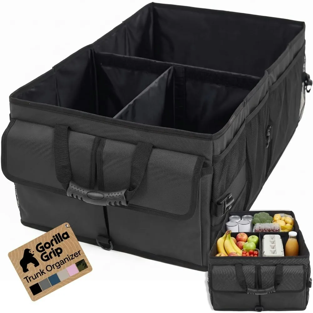 Gorilla Grip Collapsible Trunk Organizer for SUVs & Cars