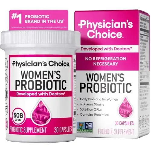 Physician's Choice Women's Probiotic 50 Billion CFU, 30-Count Capsules