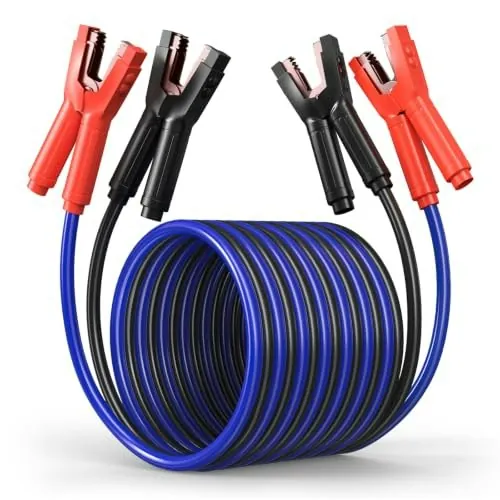 Safemate 0-Gauge 1,000A 20-Foot Heavy Duty Jumper Cables