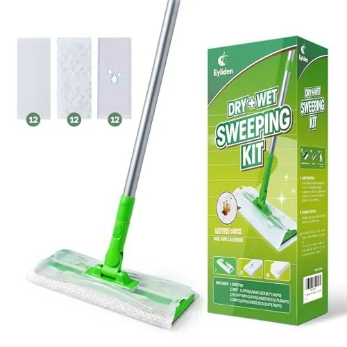 Eyliden Sweeper Mop with 36 Refills