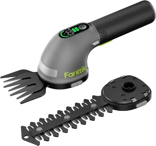 Fanttik Z10 Pro Cordless Hedge Trimmer 6" Shrubbery Trimmer