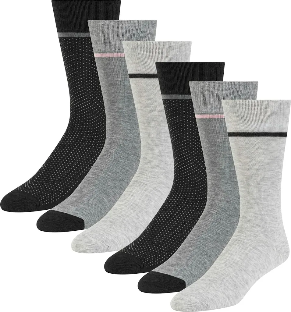 Ted Baker Men's Solid Crew Dress Socks 6-Pack
