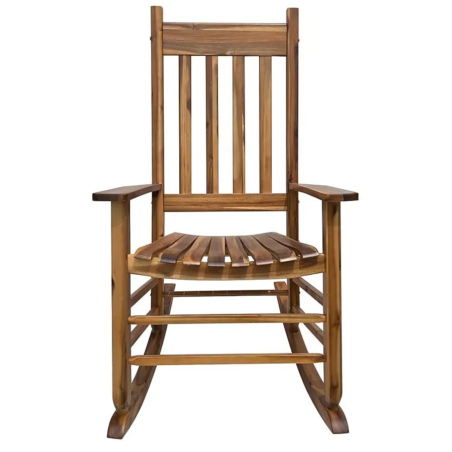 Style Selections Wood Frame Rocking Chair