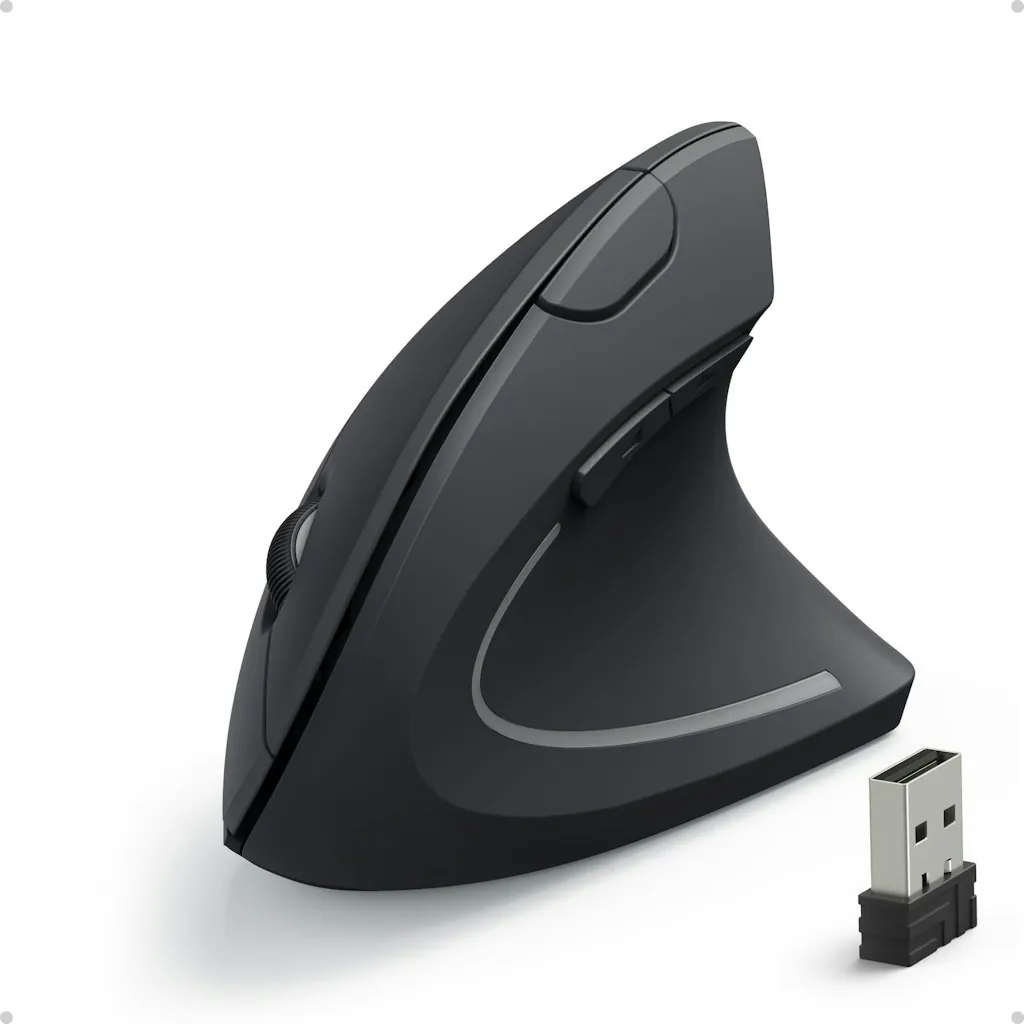 2.4G Wireless Vertical Ergonomic Optical Mouse