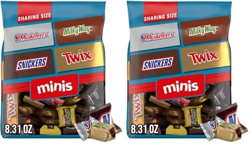Mars Minis Milk Chocolate Variety Pack 8.31oz Bags 2-Pack