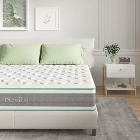 Novilla Groove 12" King Size Hybrid Mattress in a Box