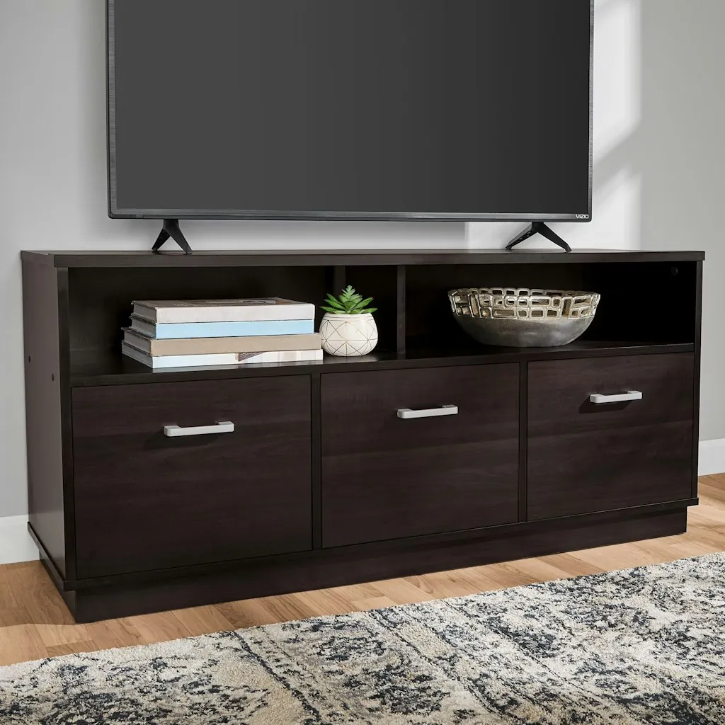 Mainstays 3-Door TV Stand Console for TVs up to 50"