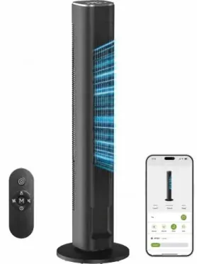 MORENTO Upgraded 90° Tower Fan Oscillating Standing Fan