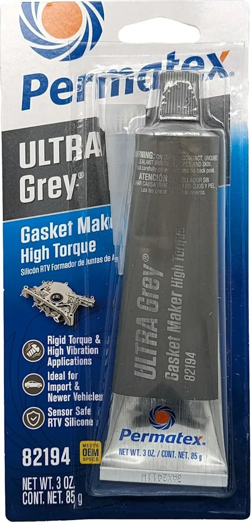 Permatex Ultra Grey Rigid High-Torque RTV Silicone Gasket Maker