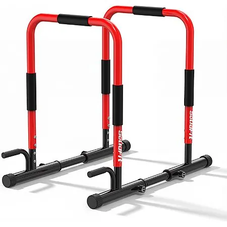 SolidFit Adjustable Dip Bar Station w/ 420-Lb Capacity