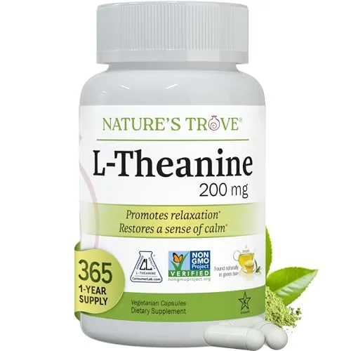 Nature's Trove L-Theanine 200mg Super Value Size