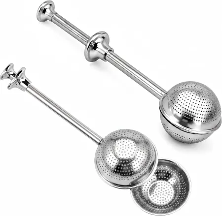 2-Piece Stainless Steel Flour Duster & Tea Infuser Set