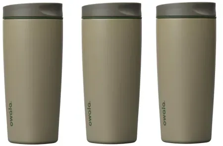 3-Pack 20 oz Owala SmoothSip Slider Insulated Stainless Steel Coffee Tumblers