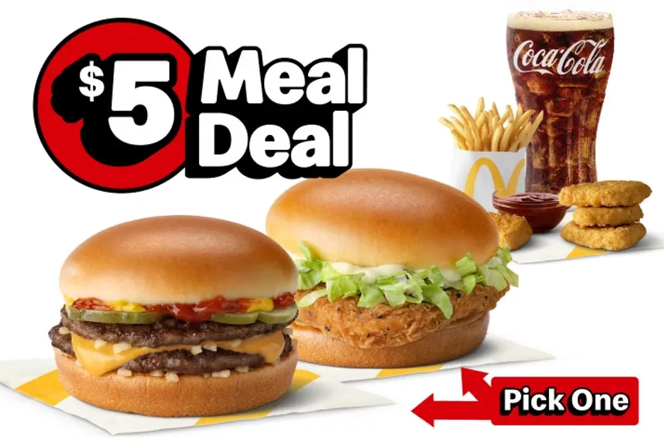 McDonald's McValue Lunch and Dinner Meal Deals