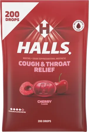 200-Count HALLS Cough & Throat Relief Cough Drops