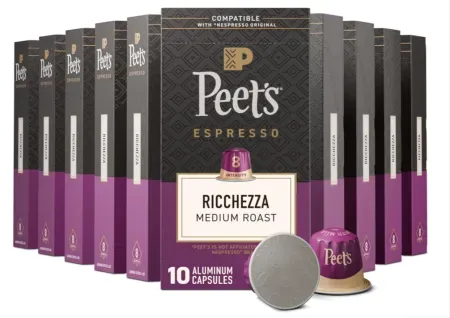 100-Pack Peet’s Coffee Espresso Capsules