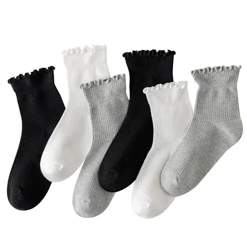 Women’s Ruffle Socks 6 Pairs