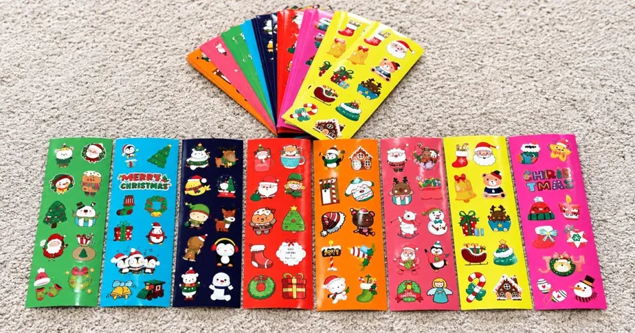 Kids 400-Count Christmas Stickers Set