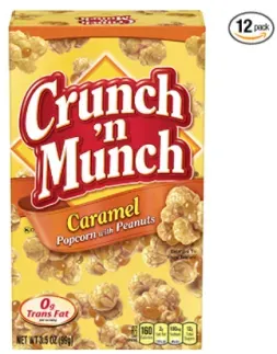 12-Pack CRUNCH 'N MUNCH Popcorn w/ Peanuts (3.5 oz each)