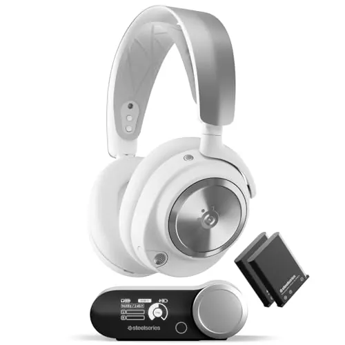 SteelSeries Arctis Nova Pro Wireless Multi-System Gaming Headset - White