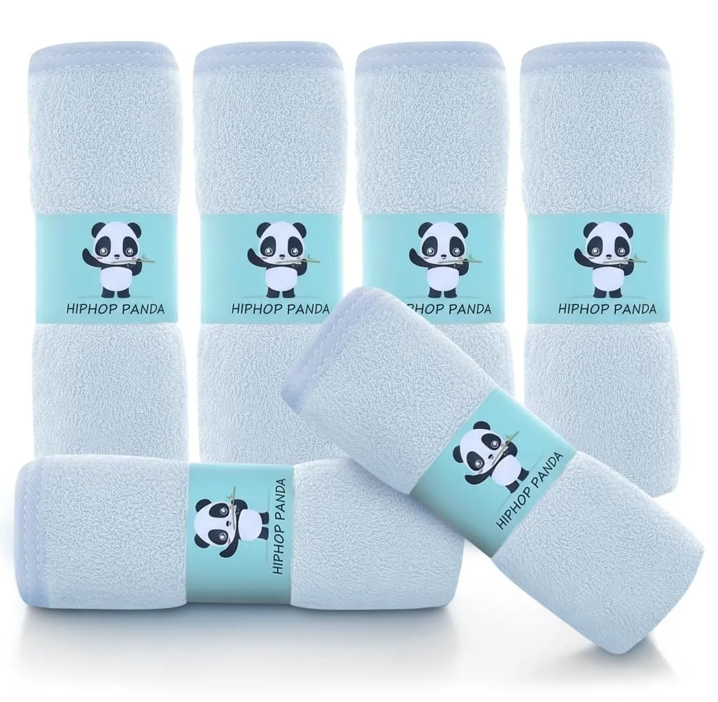 Hiphop Panda Ultra Soft Baby Washcloths 6 Pack