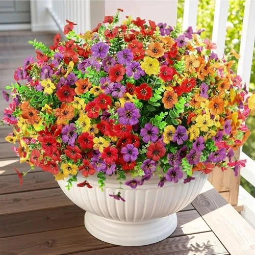 Artificial Outdoor Flowers Sets
