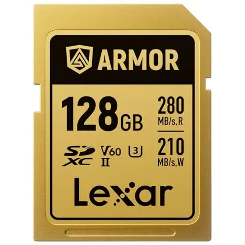 Lexar Armor Gold 1TB UHS-II V60 SDXC Memory Card